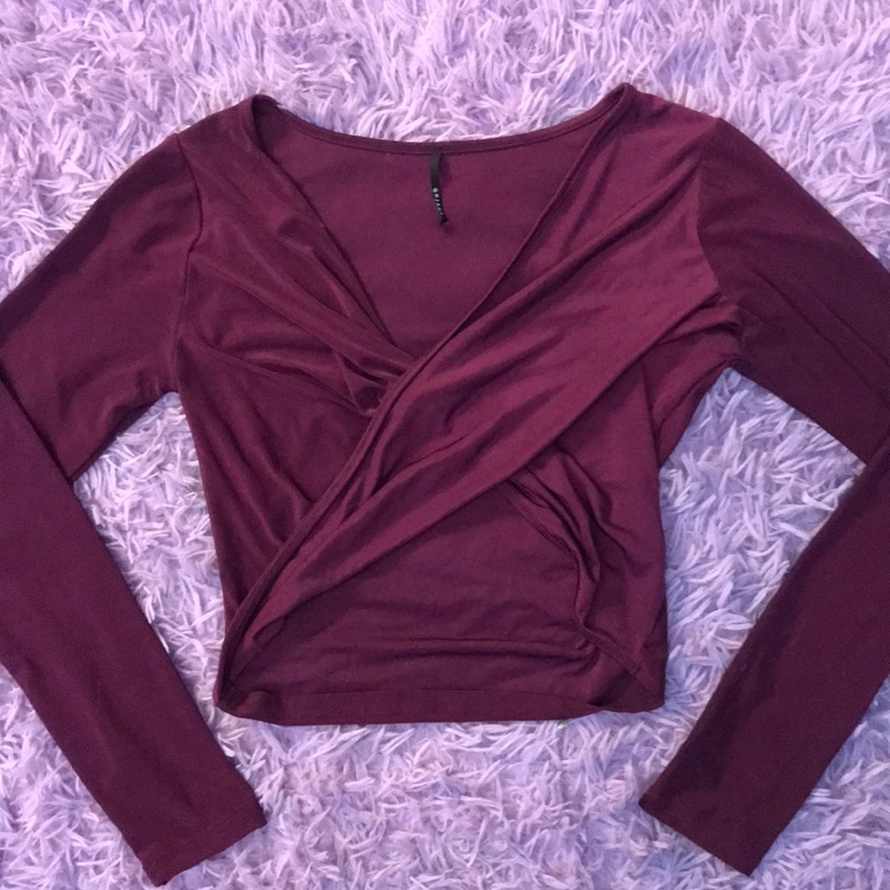 Gorgeous Lavender Crop Top